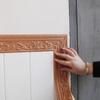 10m/Rolle 3D Wandverkleidung Linie Sockelleiste Selbstklebende Wasserdichte Fußleiste Tapete Wandaufkleber Für Zimmer Dekoration