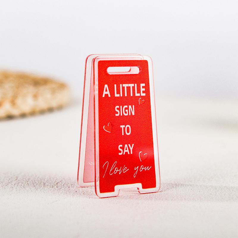 Acrylic Desk Sign "Leave Me Alone, I'M Busy" Humorous Office Decor Unisex Gift For Coworkers Desktop Ticket Clip