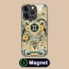 Zodiac Sign Gemini Phone Case for iPhone 17 16 15 14 13 12 11 Air Pro Max Plus Mini Glass MagSafe Cover