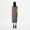 Broadcast Women's Striped Knit Sleeveless Midi Dress