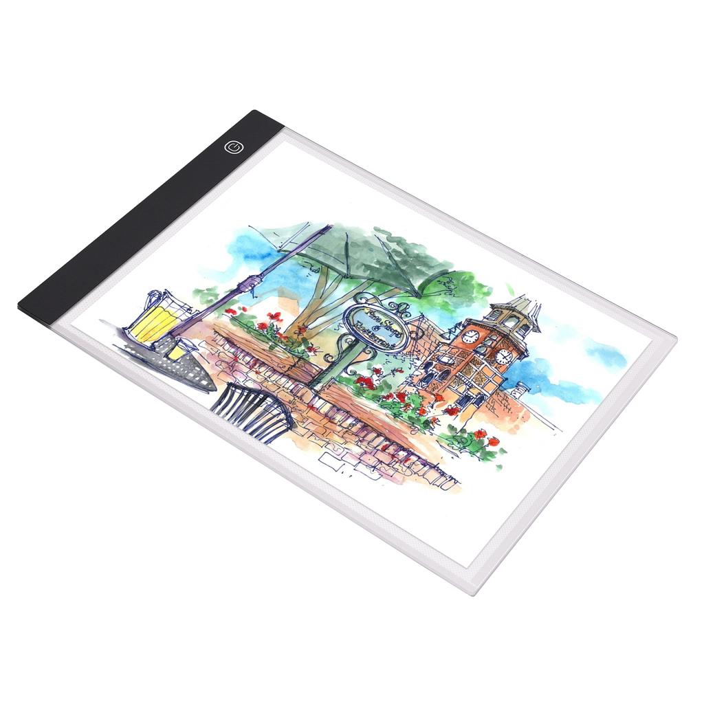 LED Light Pad   3mm  -Thin Drawing Board Copyboard Stepless Dimming USB Powered for Artist Animation Designing Sketching Calligraphy