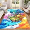 Digimon Carpet Door Mat for Living Room or Bedroom Protective Mat Under Chair Office Decoration Christmas Gift Birthday Present