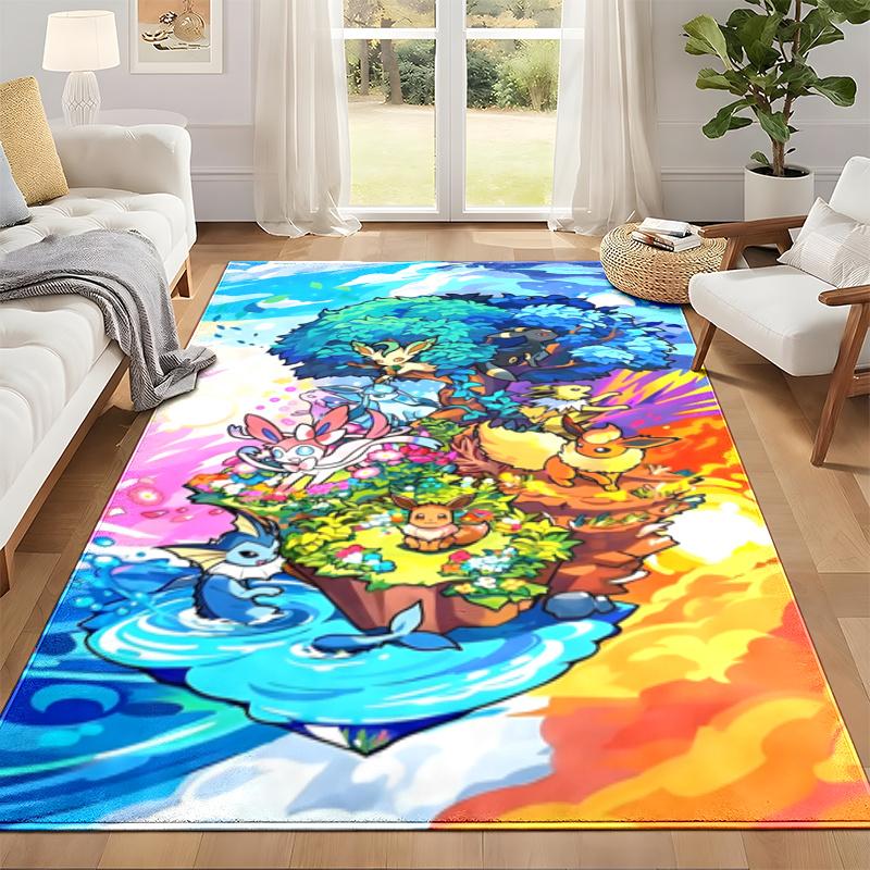 Digimon Carpet Door Mat for Living Room or Bedroom Protective Mat Under Chair Office Decoration Christmas Gift Birthday Present