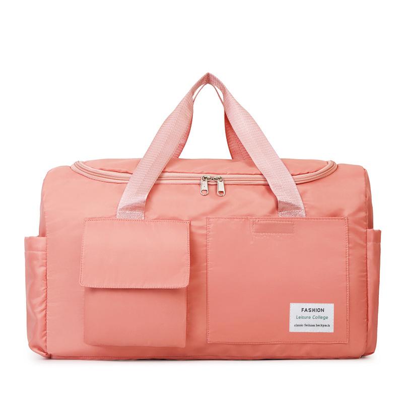 2025 summer new simple, lightweight and large-capacity travel bag Oxford Buttot bag, going out to commute and storing large bags