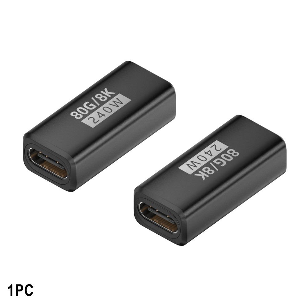 240W Type-C Converter 80Gbps 8K 60HZ USB4 Adapter Data Transmission Male To Female USB-C Extension Connector Mobile Phone
