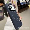 Applicable to iPhone11Promax fine ring magnetic suction liquid silicone mobile phone case Apple 11 solid color all-inclusive protective case