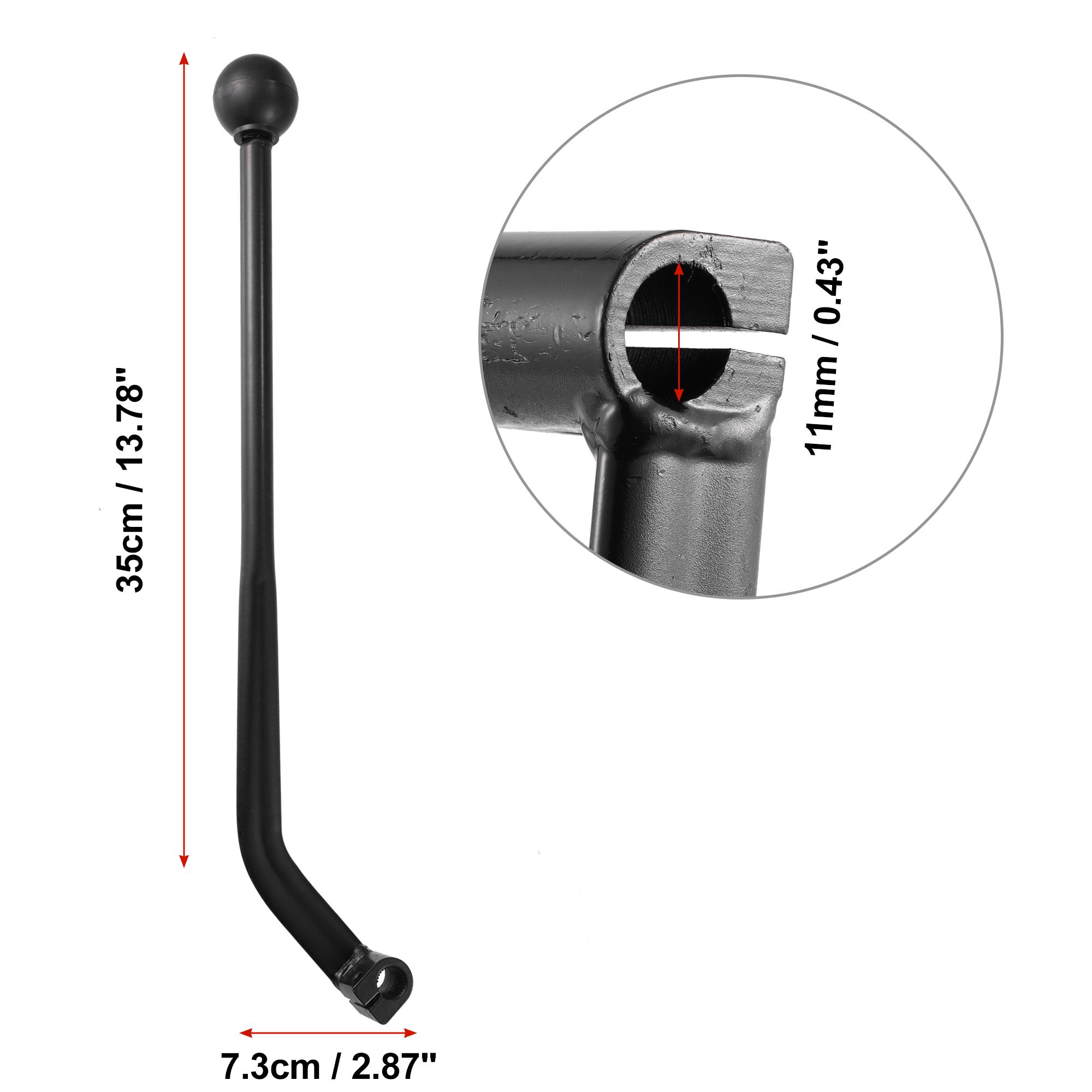 11mm Motorcycle Hand Gear Lever Shifter Handle 135° Universal Hand Control Shifter for Taotao Sunl Coolster 50-250cc чёрный