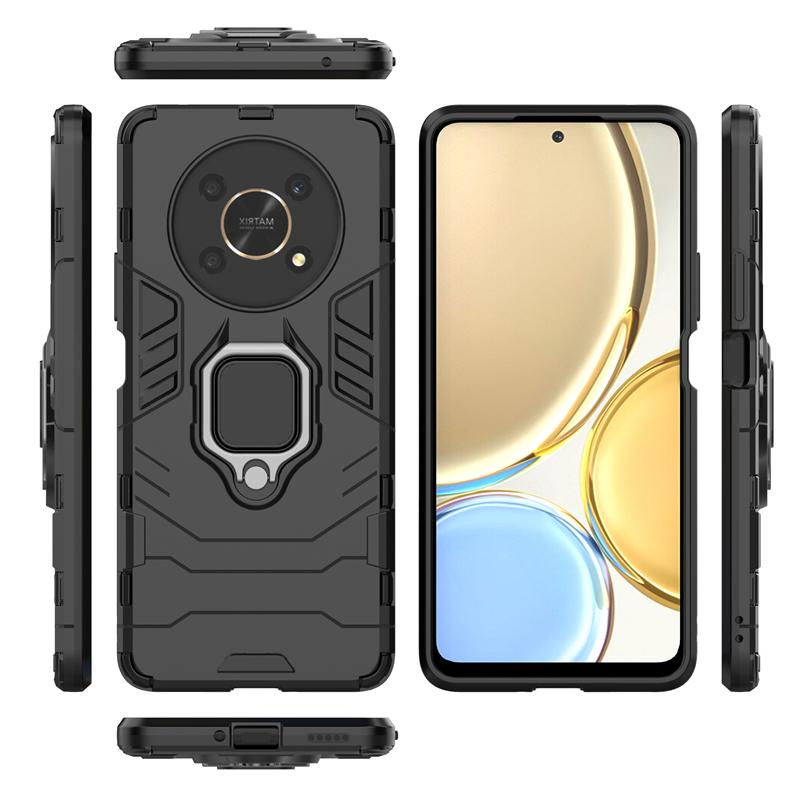 For Honor X40 GT Case Bumper Anti-knock Armor Magnetic Suction Stand Full Back Cover For Honor X40 GT Case Cover For Honor X40GT