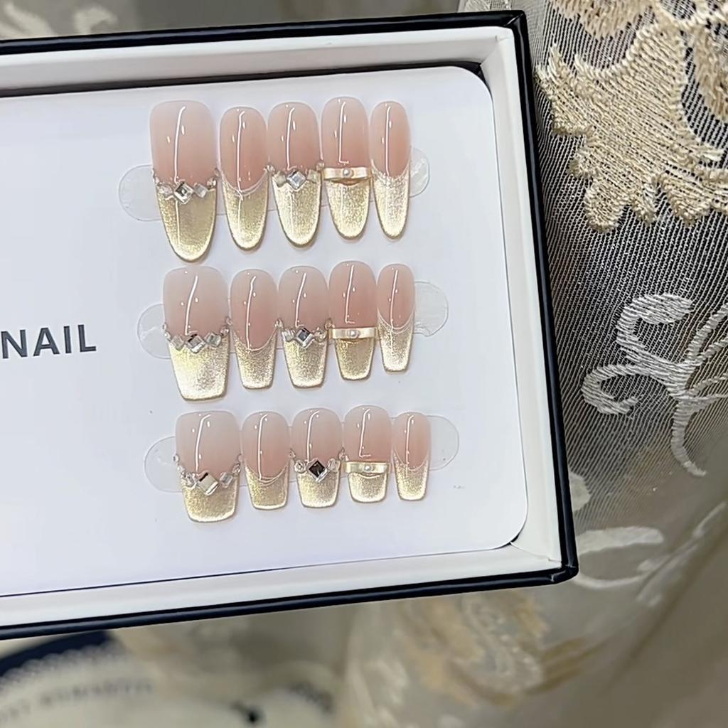 Reine Handarbeit Phototherapie Trage-Nagel-Tabletten Ballettschuhe Trage-Nagel Fertigprodukt Wiederverwendbare Maniküre