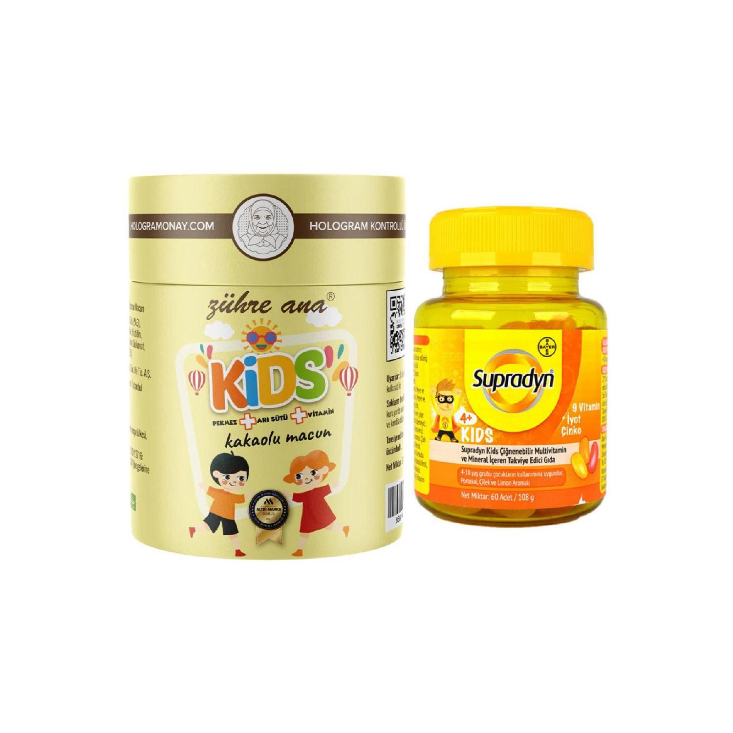 

Kids Paste 240ml Supradyn Kids 60 Tablets