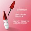 Matowy Peel Off Rose Pink LipGloss Kontur Kontur Tatuaż Szminka do ust Wodoodporny Odporny na odrywanie Naturalny odcień ust