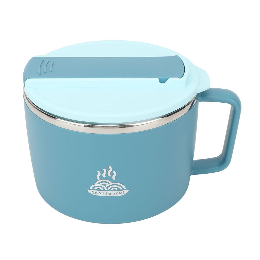 Miska na makaron z pałeczkami i widelcem 1200 ml Miska do gotowania ramenu ze stali nierdzewnej 304