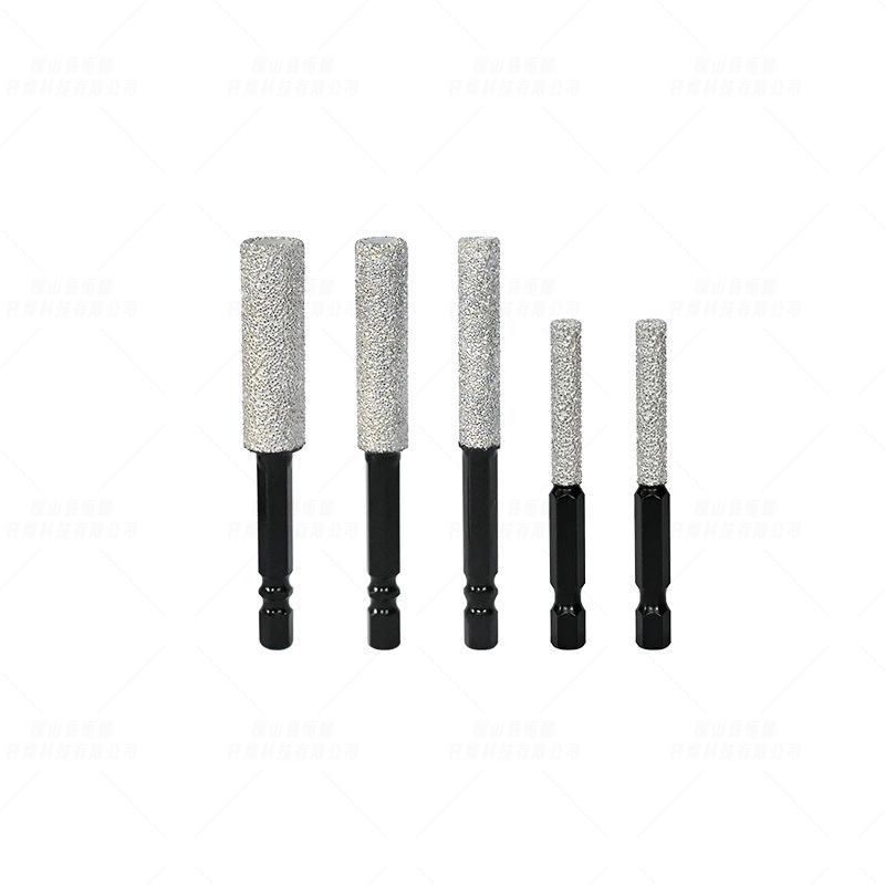 Diamond Grinding Burr Drill Bits Hex Shank for Tile Marble Vitrified Tile Grinding Trimming Reaming