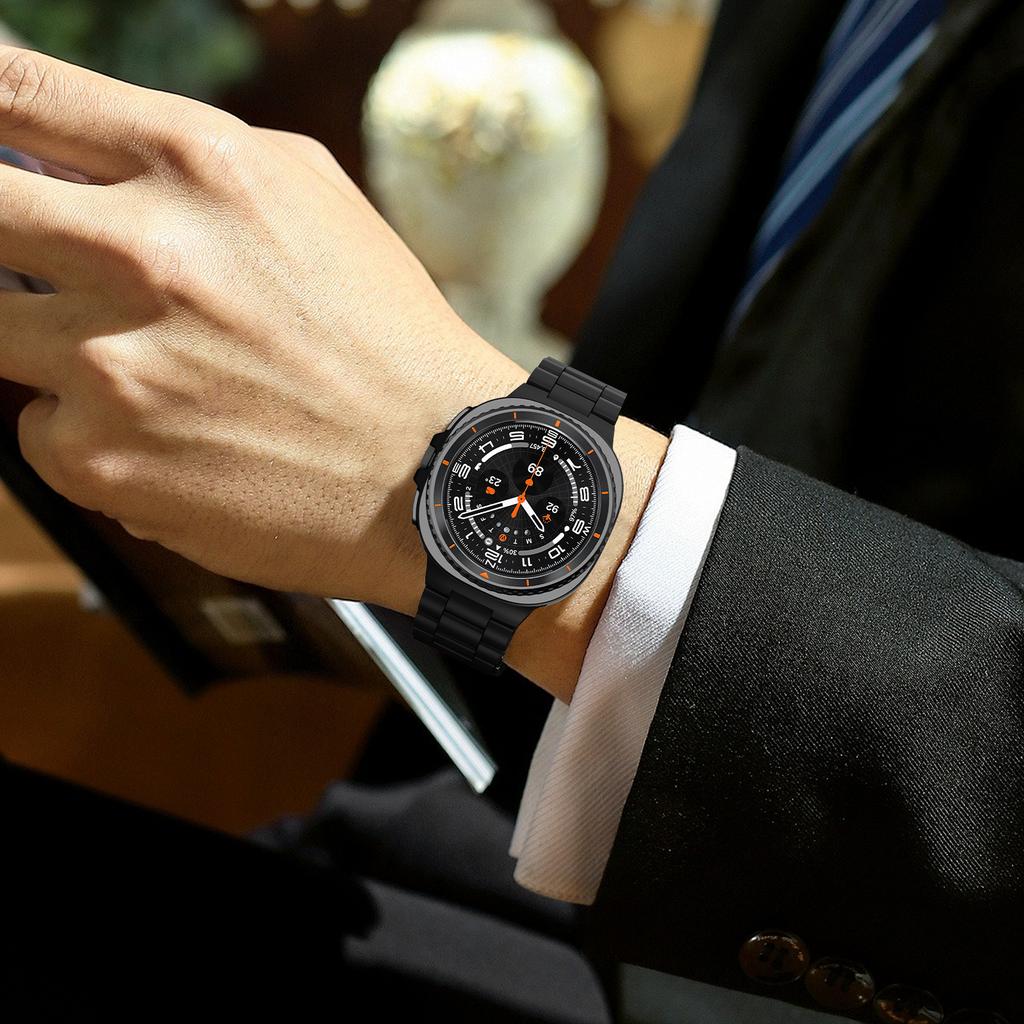 No Gaps Metal Strap for Samsung Galaxy Watch 8 40mm 44mm/Ultra 2025 47mm Original Wristband for Galaxy Watch 8 Classic 46mm Band