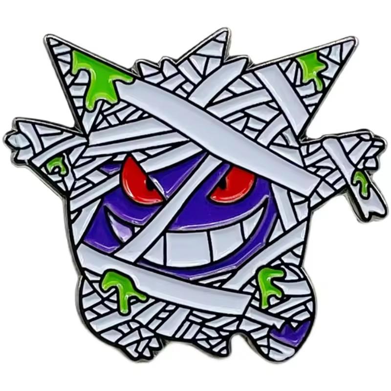 Japanese Anime Pokemon Enamel Pin Lapel Pins for Backpack Brooches On Clothes Briefcase Badges Metal Jewelry Accessories
