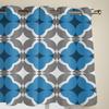 Bedroom Kitchen Curtain Geometric Figure Blue Grey Window Curtains Curtains for Living Room Decorative Items