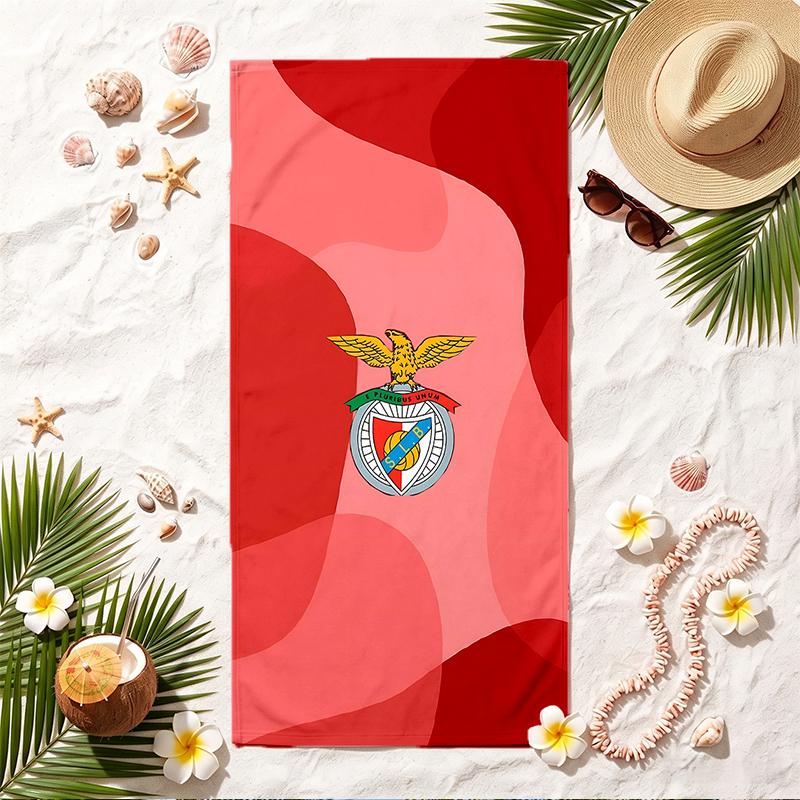 Sport Lisboa e Benfica Soft Beach Towel Stylish Beach Pool Towel for Summer Seaside Vacation Travel
