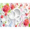 Modern Jewelry Flower Wallpaper Large Rose Flower Mural Living Room Bedroom Background Wall Mural