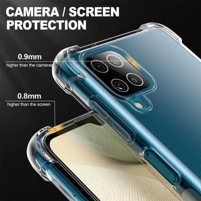 Coque Transparente pour Samsung A12 - PROSHOP - Silicone - Protection Renforcée - 6,5 pouce