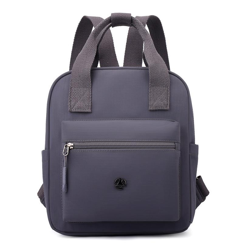 

Backpack Women s Small Backpack Autumn Nylon Women s School Bag Casual Solid Color Travel Lightweight Handbag Backpack