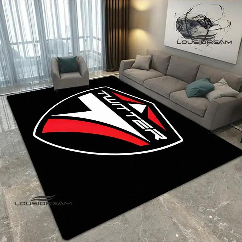 3D Bicycle brand logo printed carpet fashion home decoration non-slip carpet photography propsmal area rug birthday gift