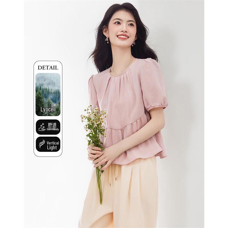 Women s Linen Tencel Blend Shirt M