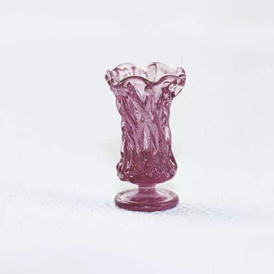 Mini-Vase Gute Verarbeitung Angenehmes Handgefühl Maßstab 1/12 Mini-Blumenvase Jardiniere Modell zur Dekoration