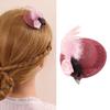 Mini Fascinator Hut Haarspange Mädchen Viktorianisches Themenparty Kostüm Haarnadel Haarschmuck Modische Haarteile