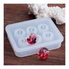 Silicone Mold Sphere Round Earring Ball Perforated 3D Square Ball Set of 4 Hole Epoxy Resin UV Resin Mold DIY Mold Handmade Bead Mold Cutting Mold