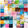 50 Background Celebrity Quotes Stickers Small Fresh and Beautiful Healing Inspirational Celebrity Quotes Stickers