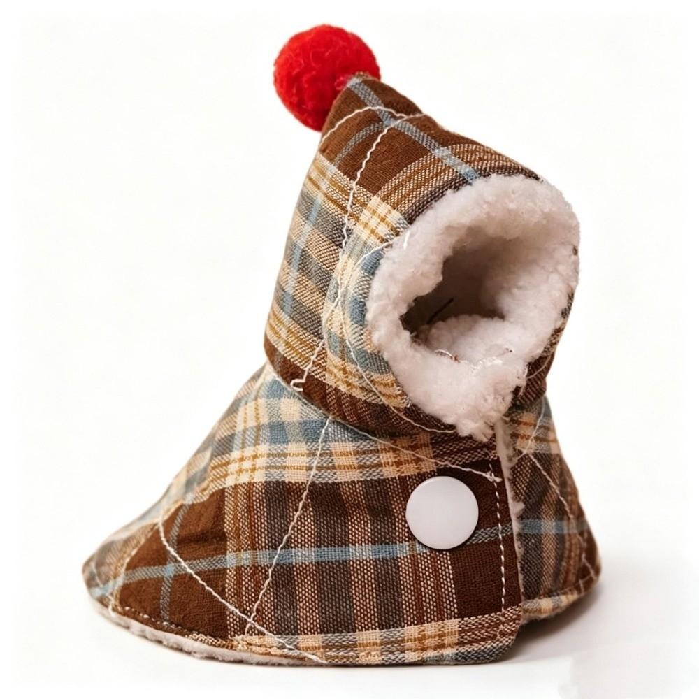 Warm Cockatiel Outing Coat Breathable Parrot Cape Cloak Winter Parrot Cloak Tiger Skin Parrot