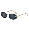 Small Frame Retro Oval Sunglasses Vintage UV Protection Sunglasses  Men Use