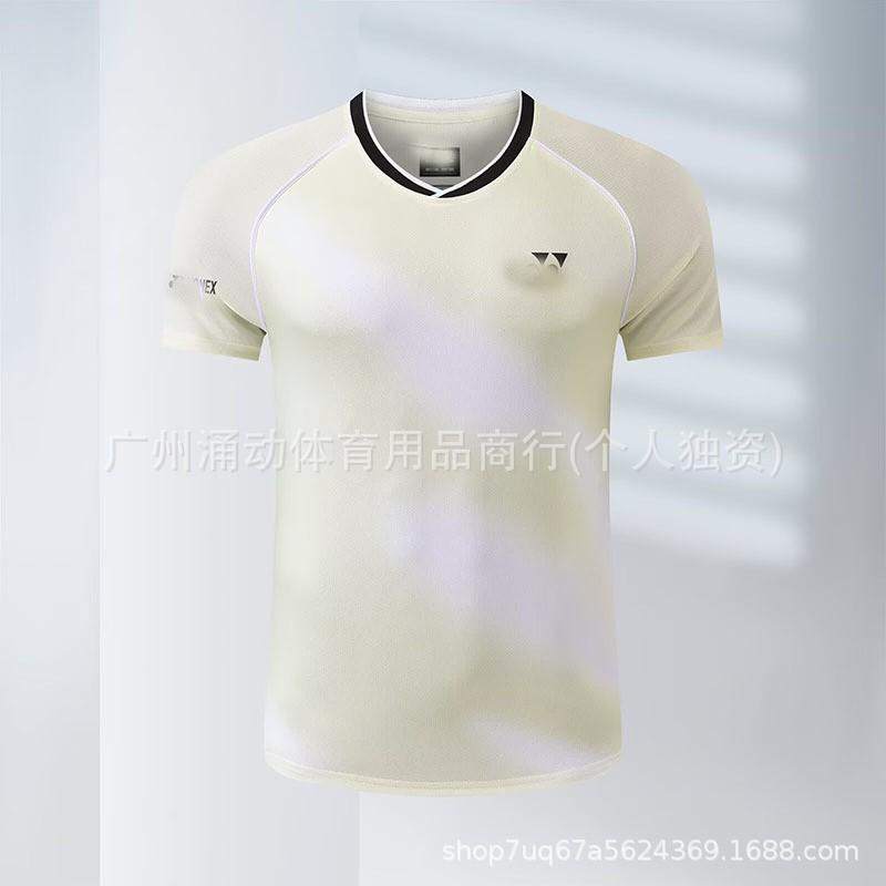 Quick-Dry Breathable Badminton Shirt Men Women Kids Training Competition Sportswear Custom Print