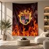 Decorative Tapestry,Stoke City Football Printed Wall Art, Lightweight Wall Hanging For Bedroom Background