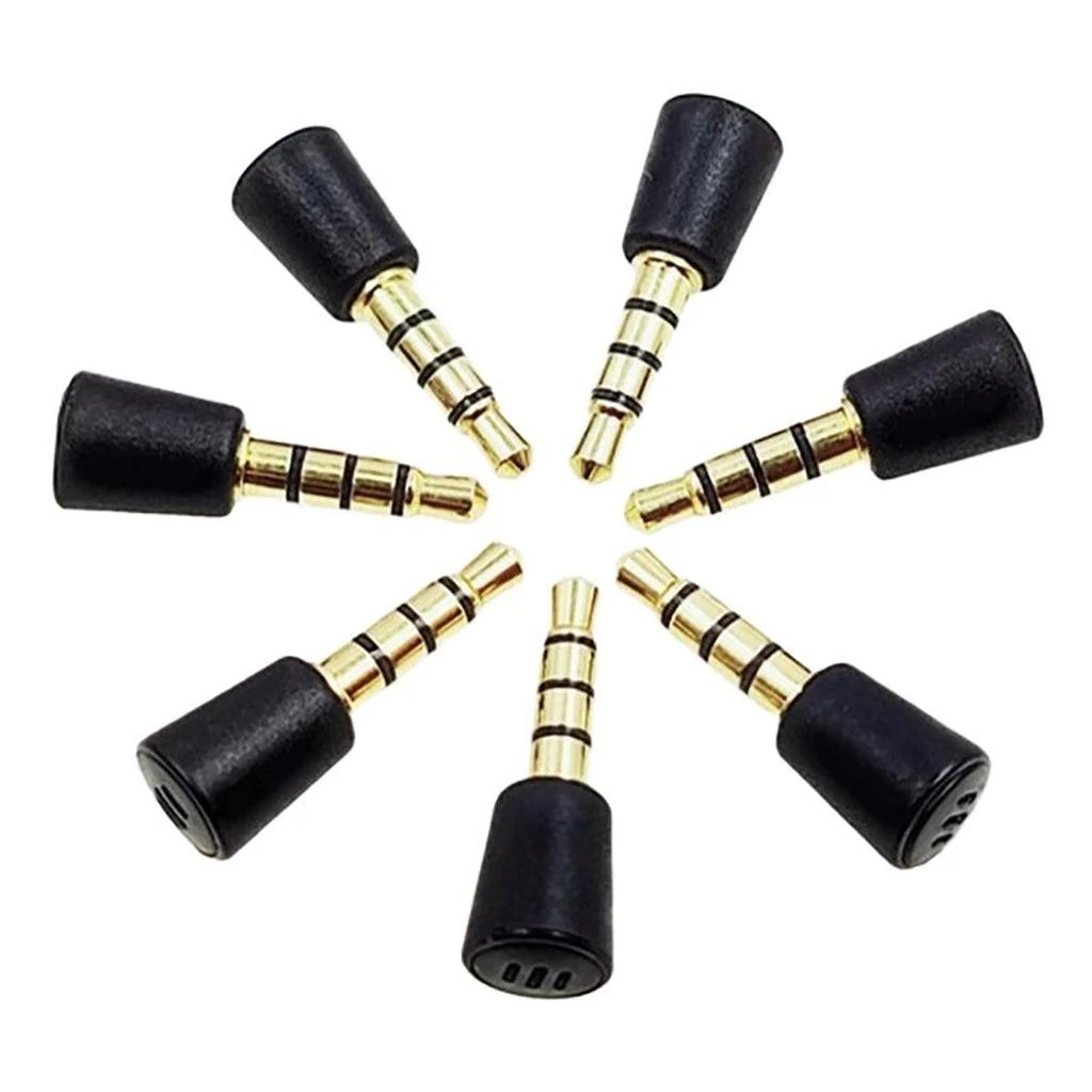 3.5mm Audio Male Plug Jack Microphone Connector Mini Audio Plug Socket for Laptop Phone Tablet Gamepad Accessories