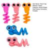 5Pcs Pencil Cap Animal Frog-shaped Portable Pencil Sleeve Kids Soft Silicone Topper Pencil Sleeve Handwriting Aid