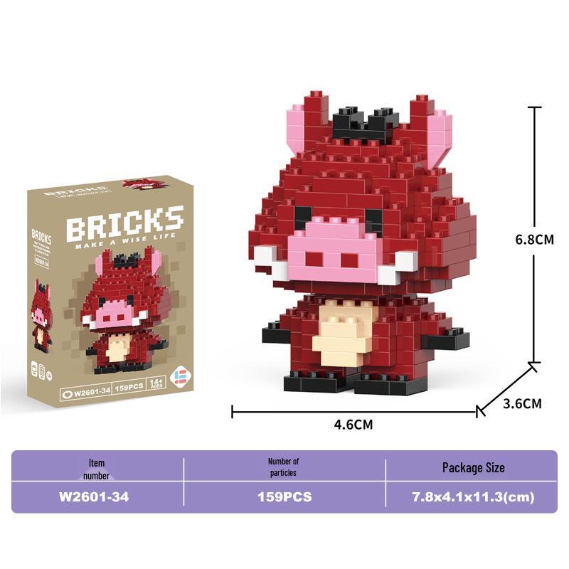 Santa Claus Micro Bricks Educational Toy - Compatible with LEGO, Building Blocks for Kids