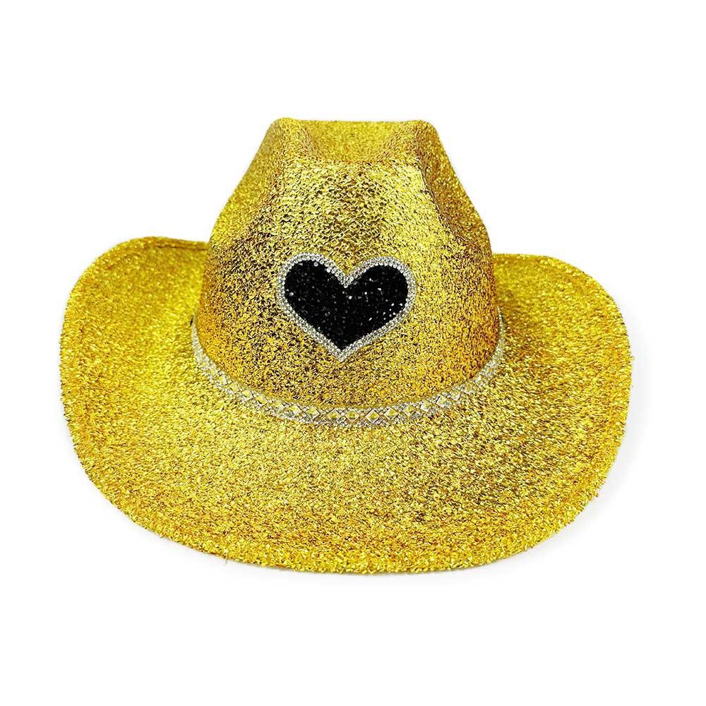 Westlicher Cowboyhut Glitzernder Cowgirl-Hut Mode Bühnen-Show-Hut für Damen Herren