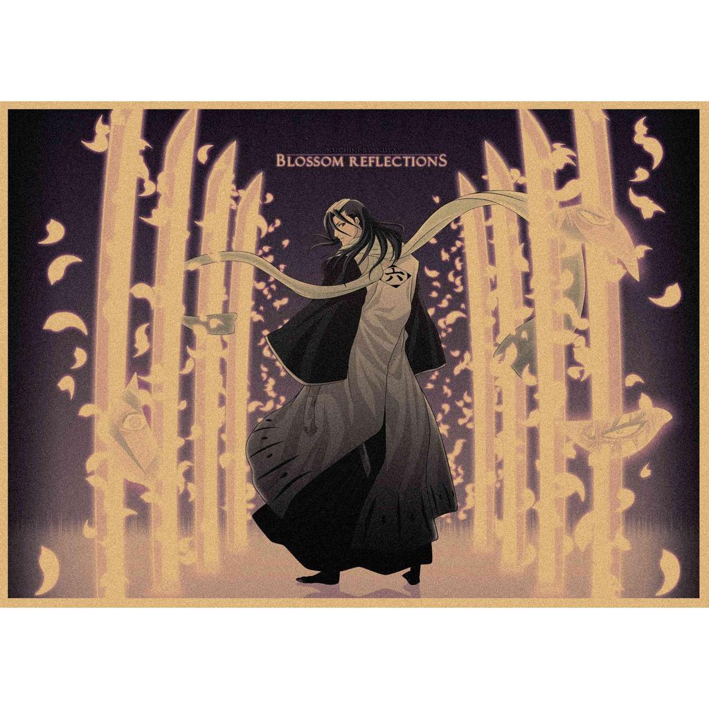 Bleach Anime Retro Kraft Paper Poster Wall Decoration