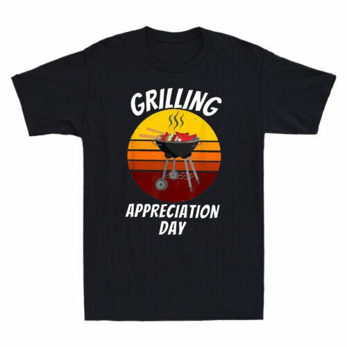 Grilling Appreciation Day Funny BBQ Grilling Master Barbecue Vintage Men T-Shirt XXL