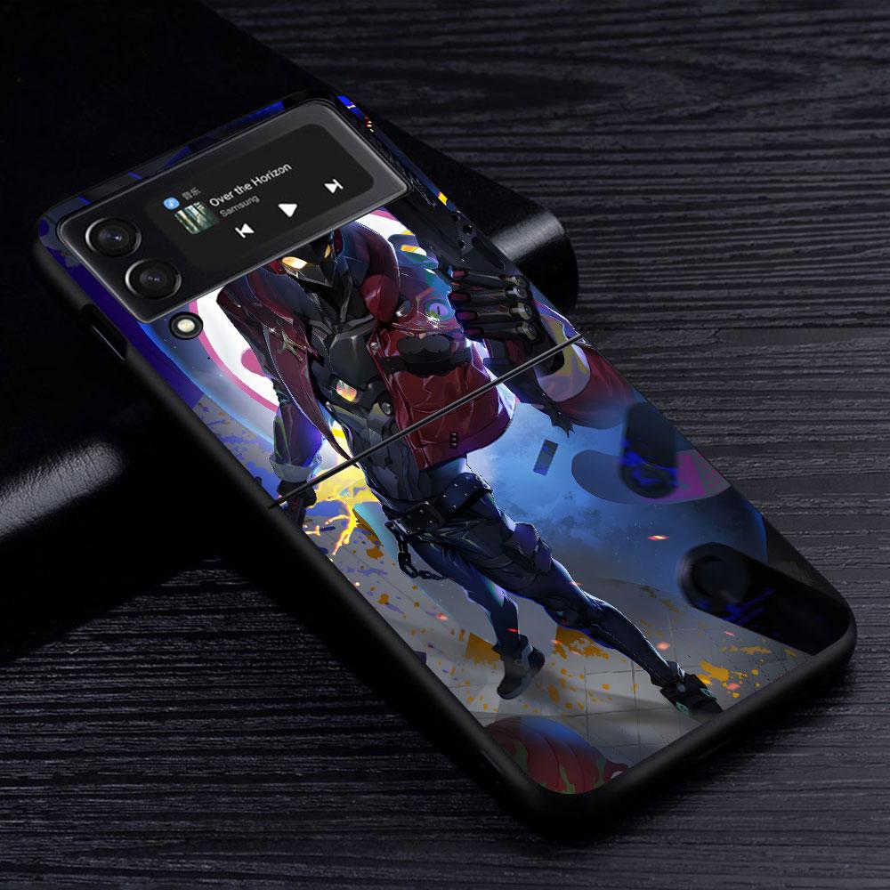 Billy the Kid Zenless Zone Zero Case for Samsung Galaxy Z Flip4 Flip3 5G Hard Phone Shell Z Flip 4 3 Black Zflip4 Zflip3 Cover