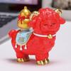 Rotating Goat Figurine Chinese Style Zodiac Goat Ornament Auspicious Sheep Ornament  Gift