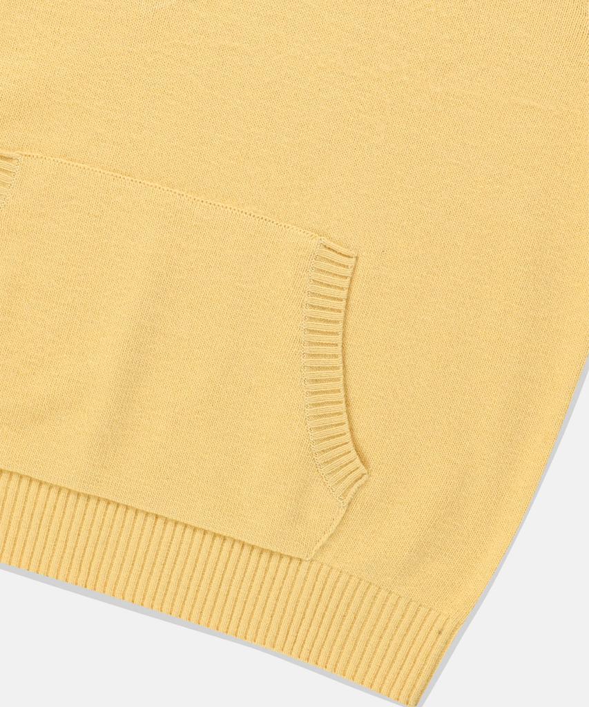 Sport Knit Hoodie Yellow