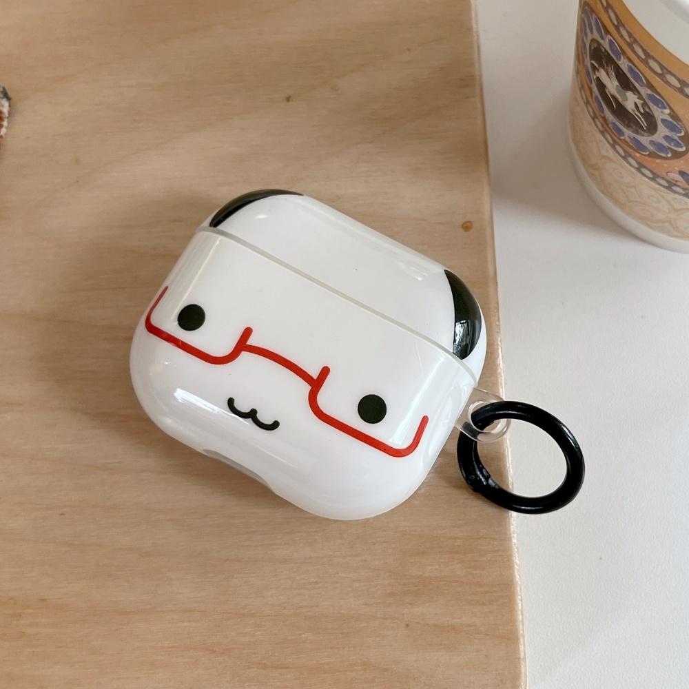 ins Korean monkey puppy expression applies to airpods4 earphone case pro3 new airpodspro2 protective case 3rd generation Apple wireless bluetooth