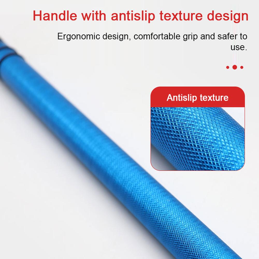 Car Dent Repairing Tool Telescopic Aluminum Alloy Hammer with 5 Knock Down Heads Paintless Dent Removal Tool Set