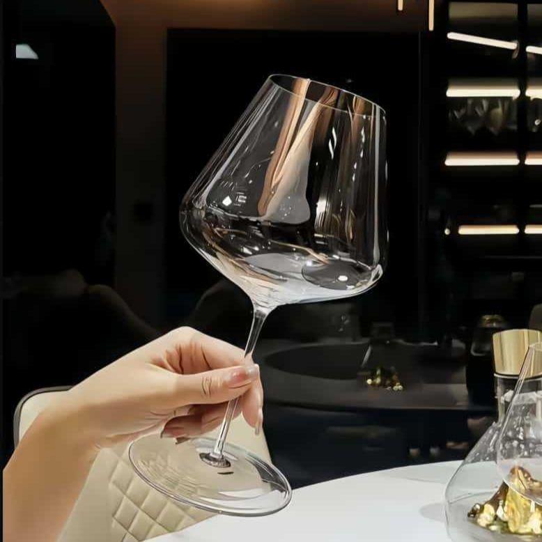 Large Capacity Upscale Burgundy Sweet Wine Cup Crystal Handmade Extremely Thin Wine Glass Aroma Enlarge Goblet Champagne Glass