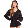 Influence Womens/Ladies V Neck Long-Sleeved Top & Shorts Set