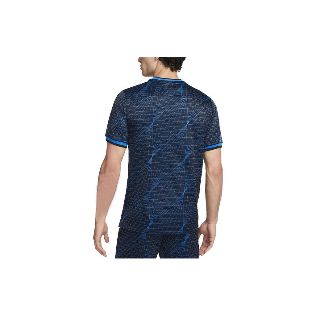 Nike Chelsea FC 2023/24 Stadion Auswärtstrikot mit Logodruck Herren Tops Blau DX2683-428