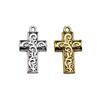Vintage Cross Charms Multi Color Alloy Pendants For Religious Christian Jewelry