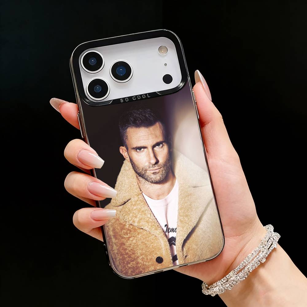 M-Maroon 5 Band A-Adam Levine Phone Case For iPhone17, 16,15,14,13,12 Pro Max Black Candy Matte Shockproof Cover